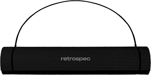 Miniatura 3 de Retrospec Pismo - Esterilla de yoga con correa de nailon para hombres y mujeres, tapete de ejercicio antideslizante para yoga, pilates,
