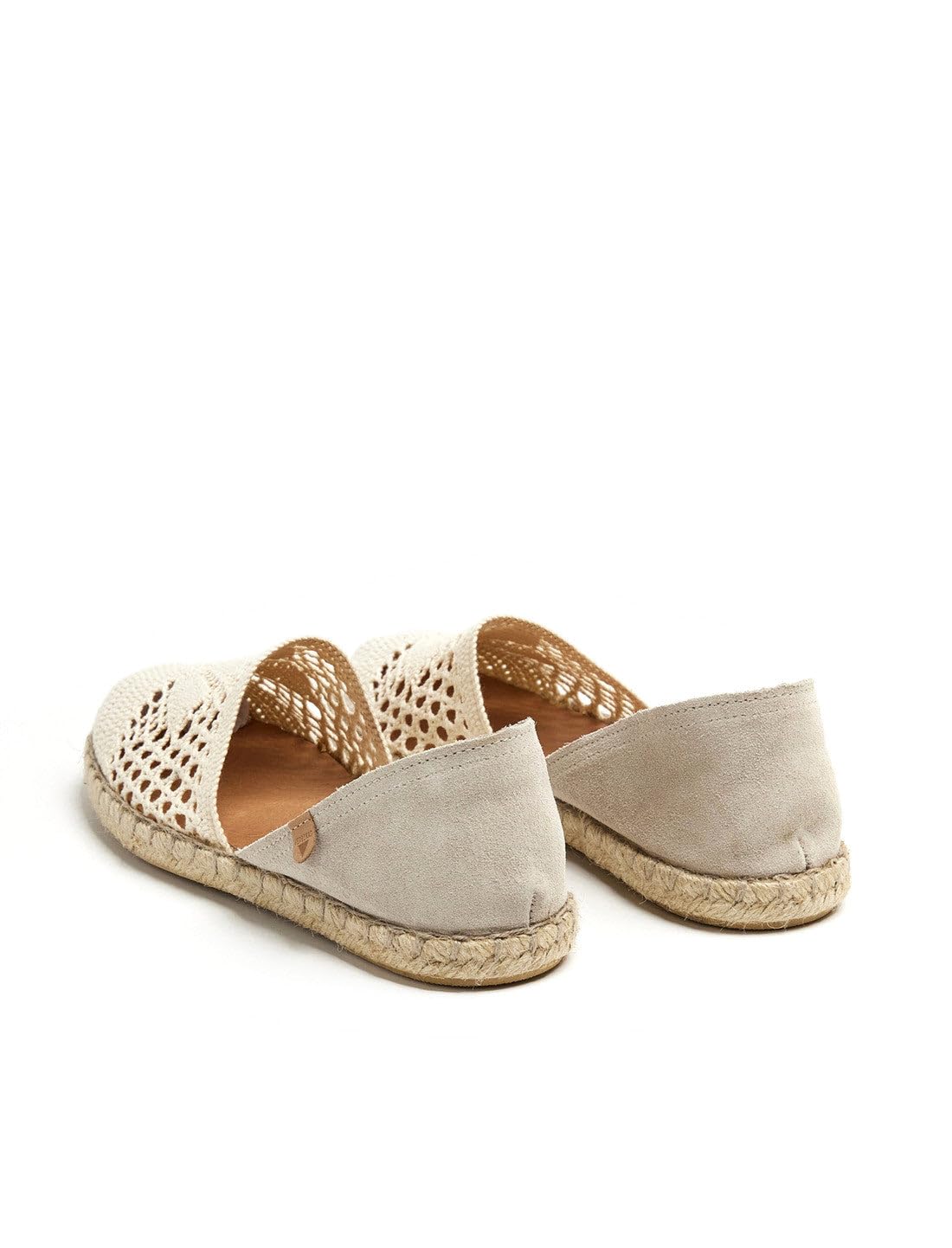 VERBENAS Alpargatas Carmen Crochet Beige