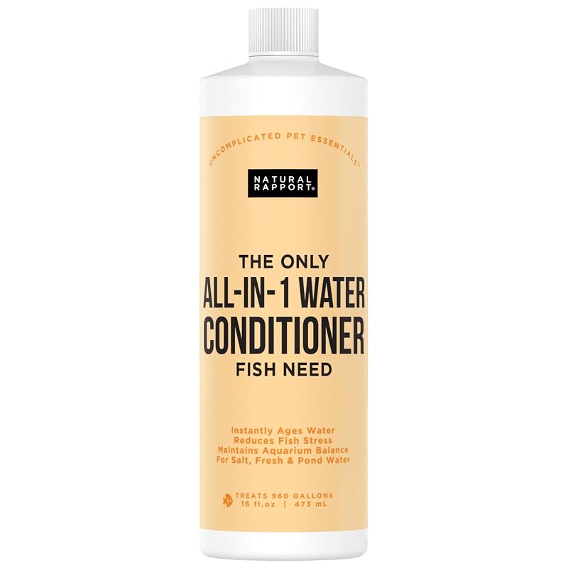 Condicionador de Água para Aquário Natural Rapport, Desclorador Multifuncional, 473 mL