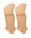 Women&apos;s Sheer Knee High Value Pack with Comfort Top