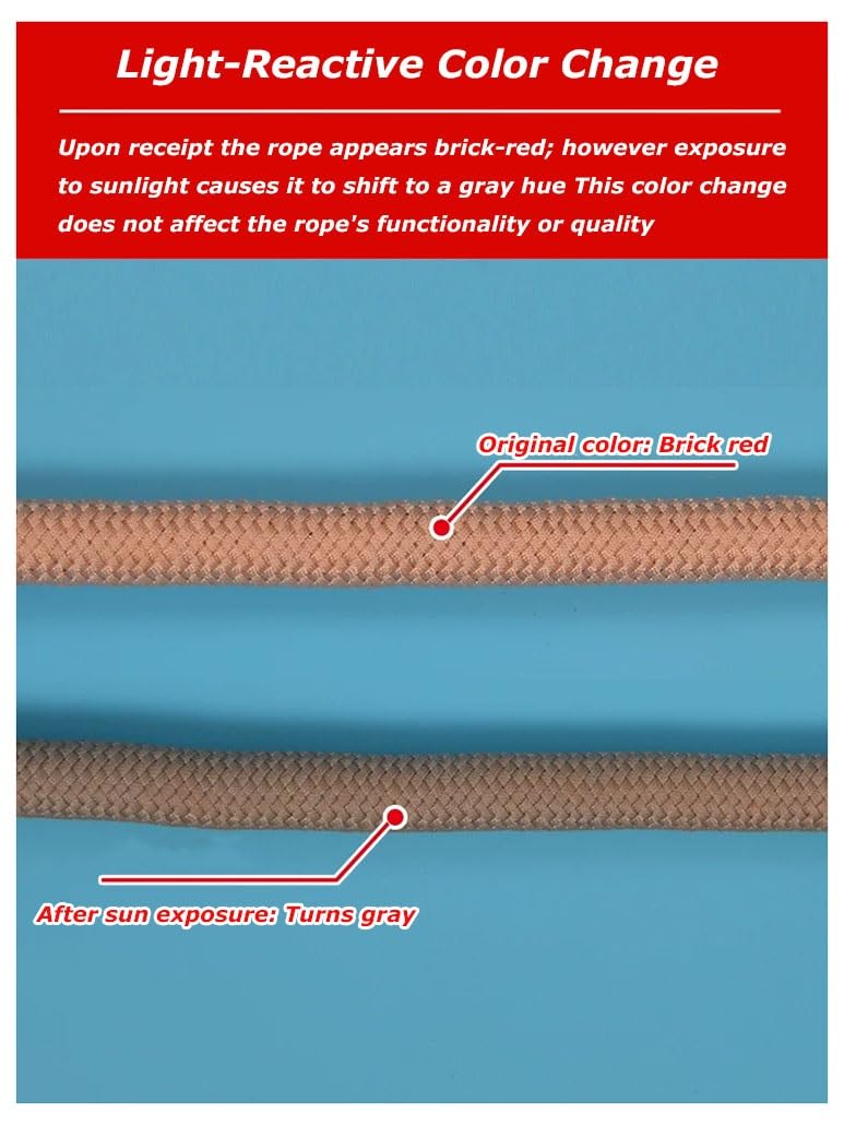 Paracord Seil Aus Reißfester Nylonschnur - 10mm Paracord Schnur - Geeignet Als Allzweckseil & Reepschnur