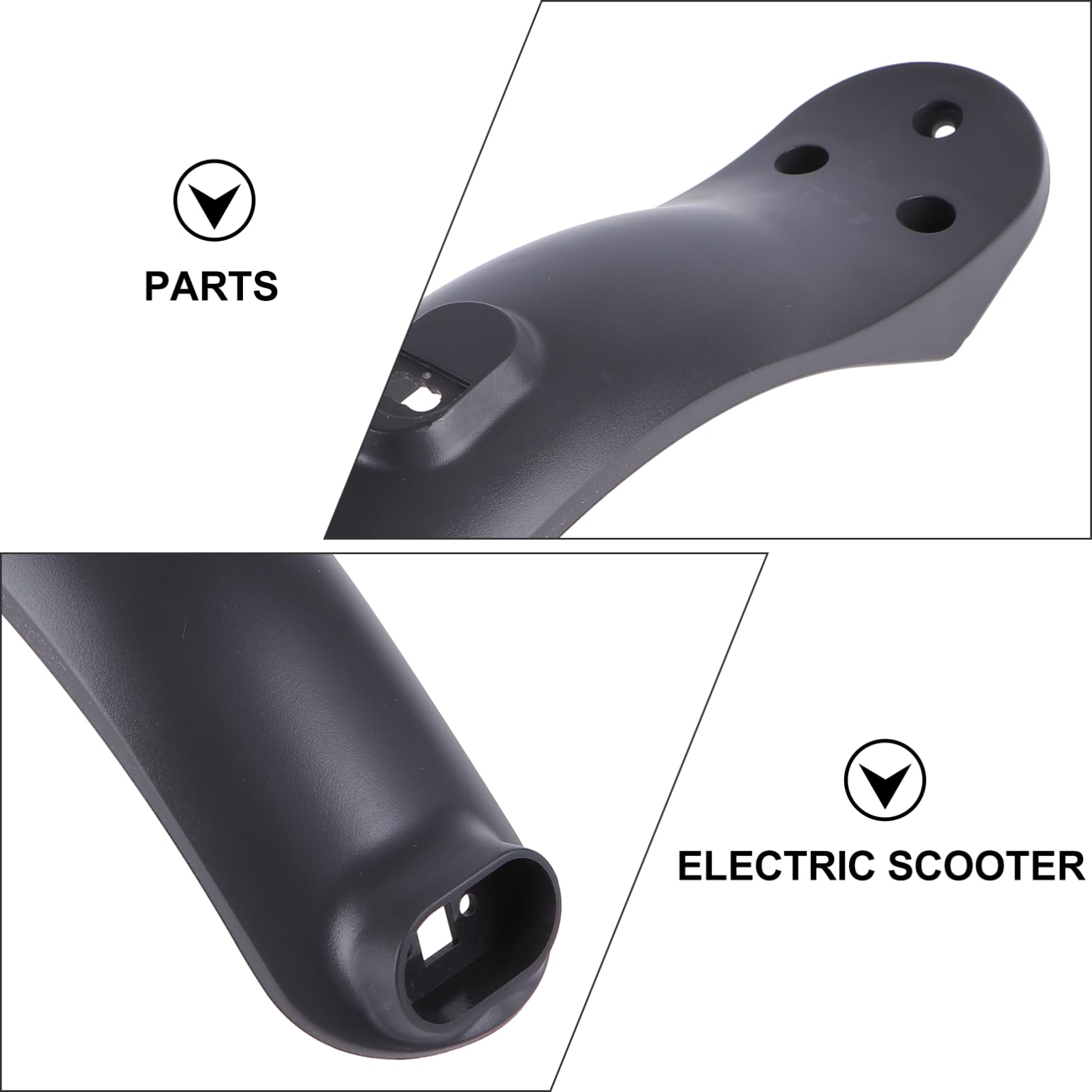 TOYANDONA Garde Boue Arrière pour Trottinette Électrique Accessoire de Remplacement Aux UV Facile à Installer Design Renforcé Parfait pour Conduite Sécurisée sous la Pluie
