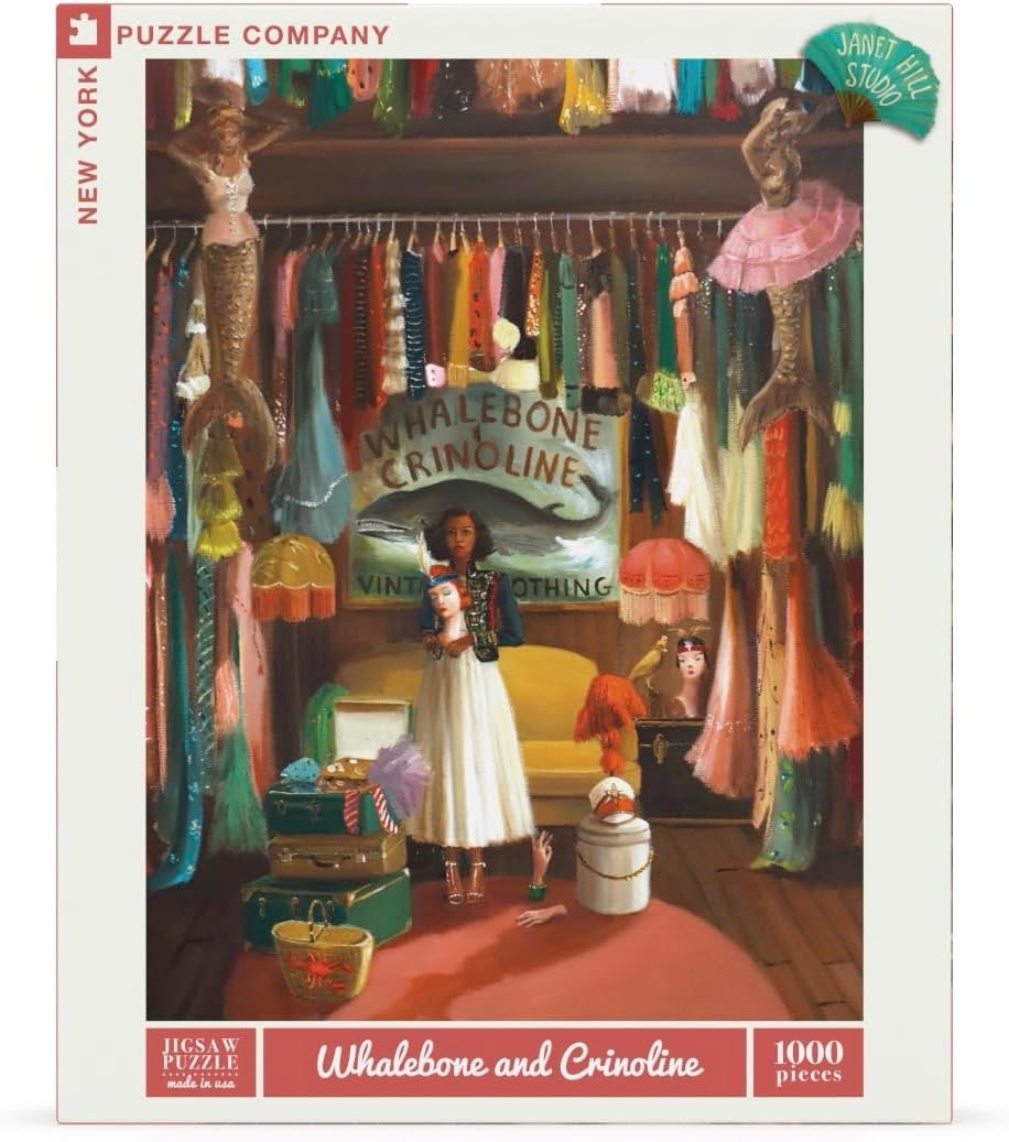 New York Puzzle Company - Janet Hill Whalebone and Crinoline - 1000 Piece Jigsaw Puzzle for Adults by Janet Hill