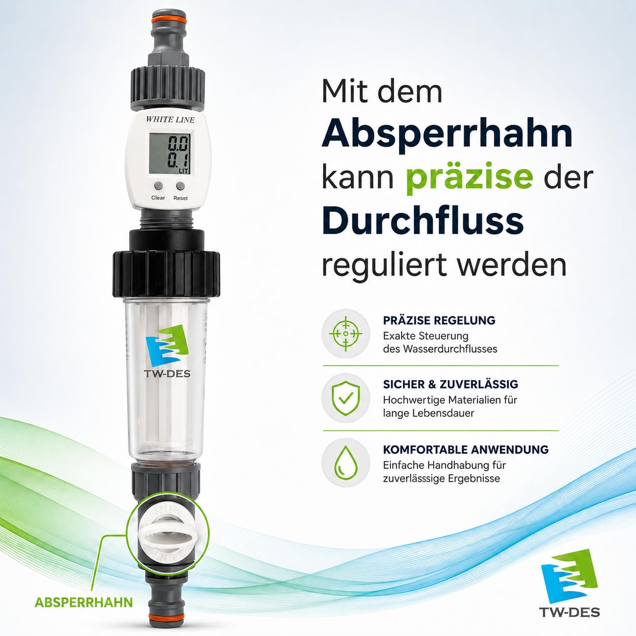 Befüllset "COMPLETE", Zubehör für eine saubere Wassertank Befüllung | Wohnmobil, Caravan, Wohnwagen, Boot
