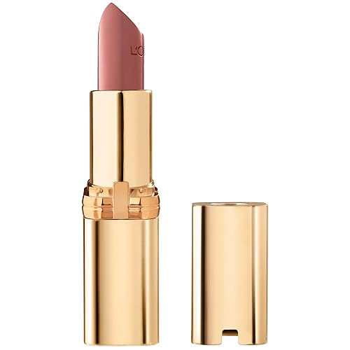 Miniatura 1 de L'Oréal Paris Colour Riche - Lápiz labial satinado para labios hidratados, maquillaje de labios con aceite de argán y vitamina E, vale la pena, 0.13