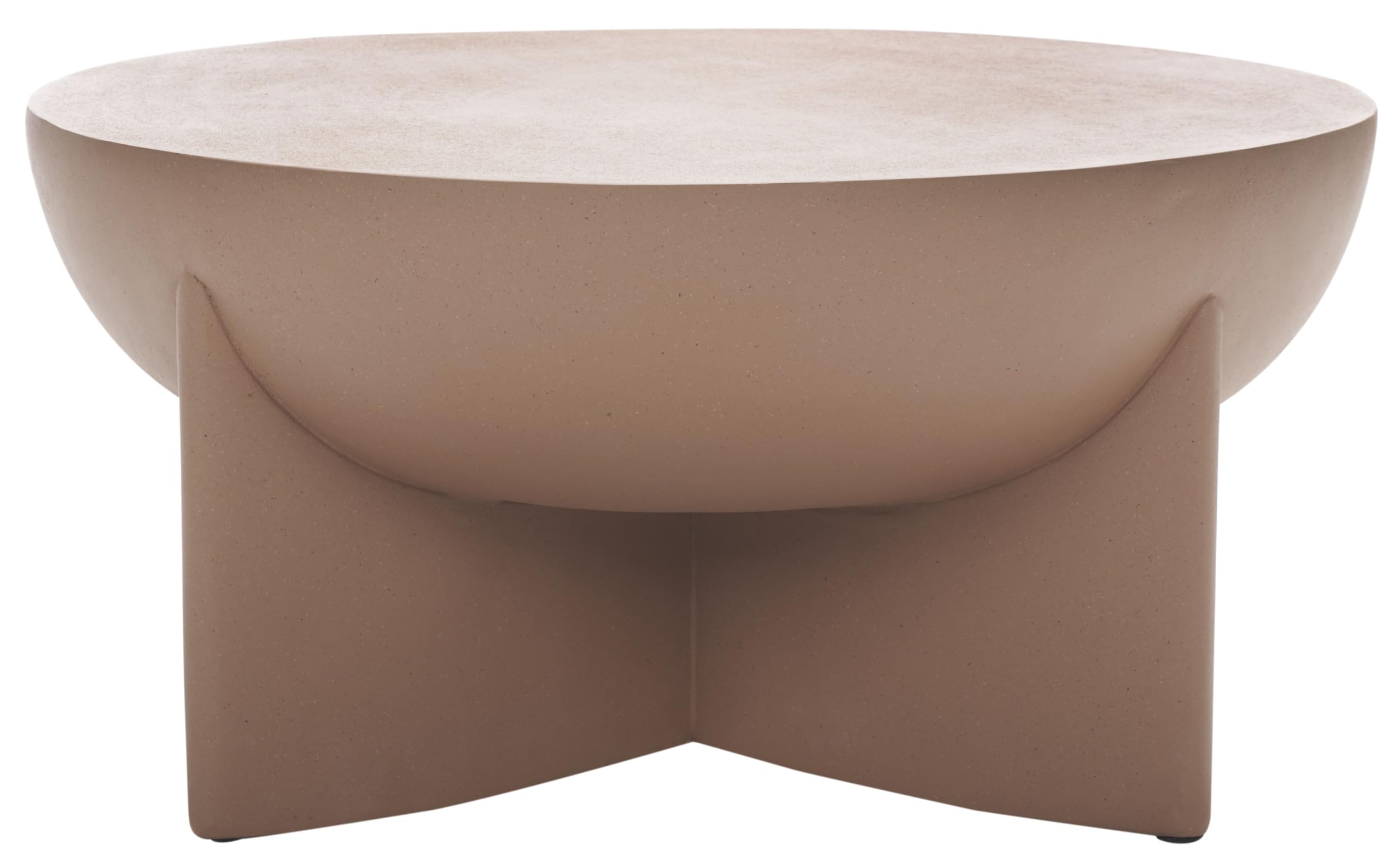 SAFAVIEH Home Collection Devan Modern Contemporary Terracotta Coffee Table Fully Assembled