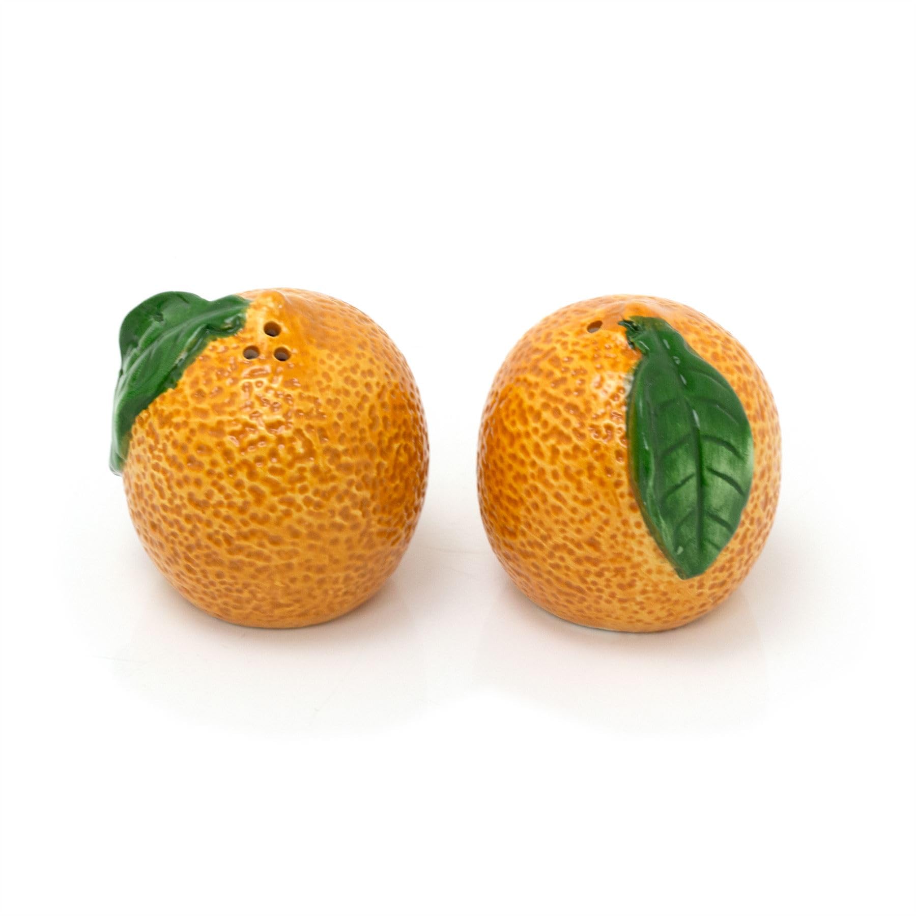 Carousel Home Orange Shaped Salt & Pepper Set | Fruit Salt And Pepper Pots Salt And Pepper Shakers | Salt And Pepper Shakers In Gift Box Orange Blossom