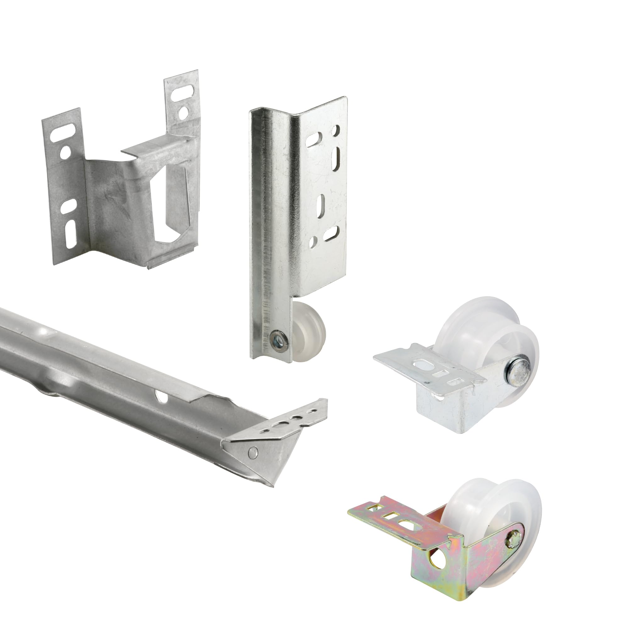 Photo 1 of Prime-Line R 7137 22-5/8 In., Galvanized Steel, Mono-rail Drawer Slide Kit (Single Pack)
