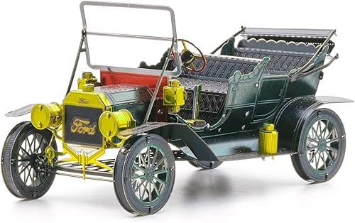 Miniatura 4 de Metal Earth Fascinations - Juego de 4 modelos de metal 3D, DeLorean - 1935 Duesenberg Modelo J - Ford Modelo T 1908 - 1934 Packard Doce Convertible