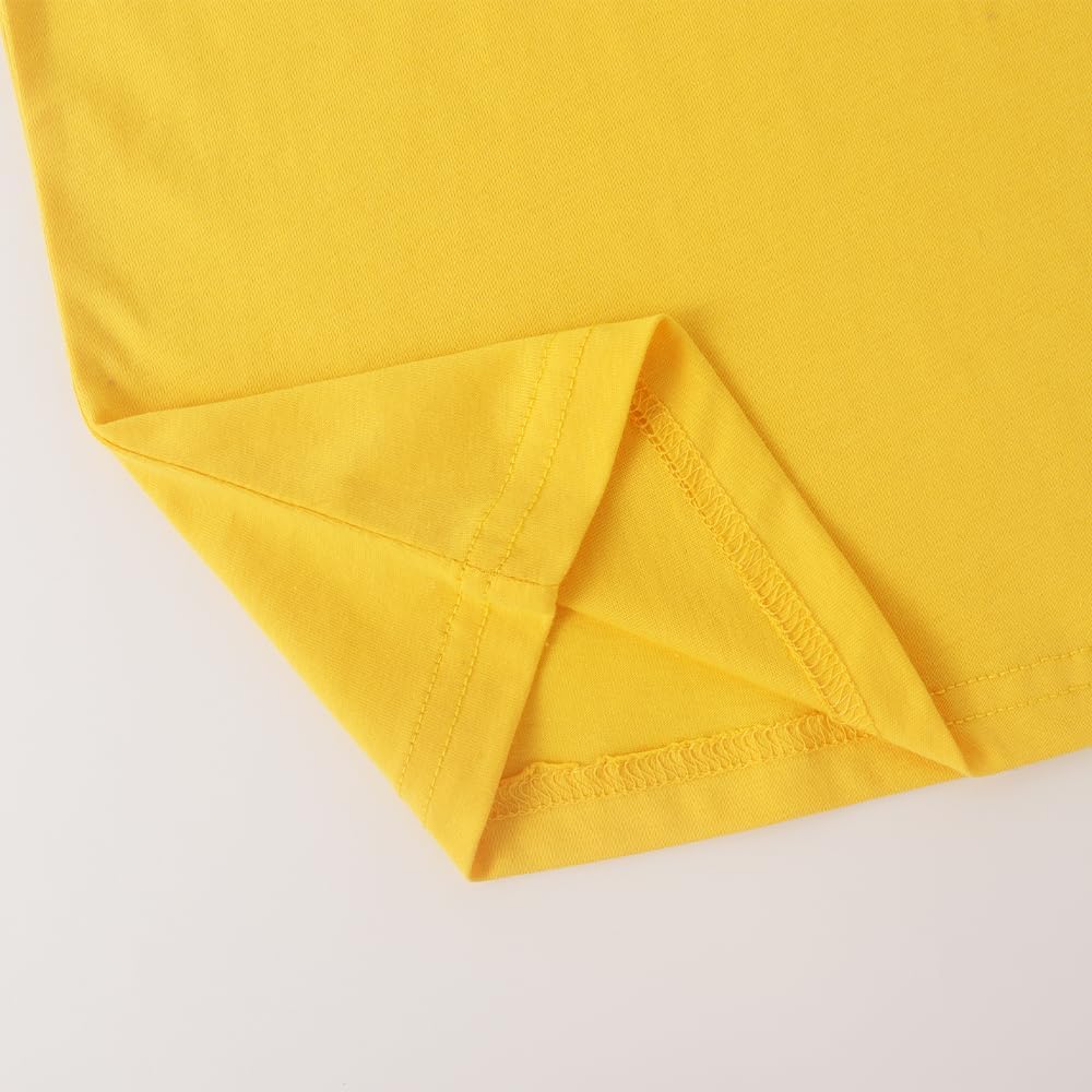 Noomelfish Girls Ruffle Short Sleeve T-Shirts Summer Casual Tee Tops Blouse (5-12 Years) - Image 5