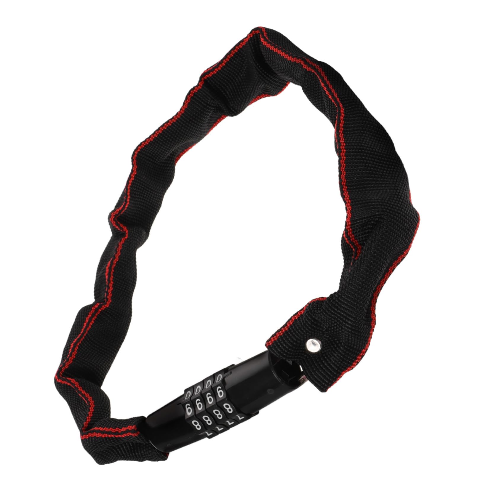 Abaodam Simple Bike Lock Bike Chain Security Lock Waterproof Portable for Cycling