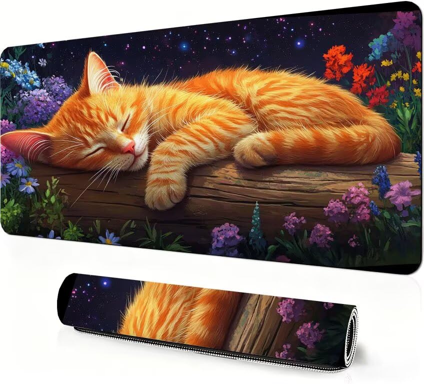 Tapis de souris XXL confortable de 3mm réduisant la fatigue des poignets
