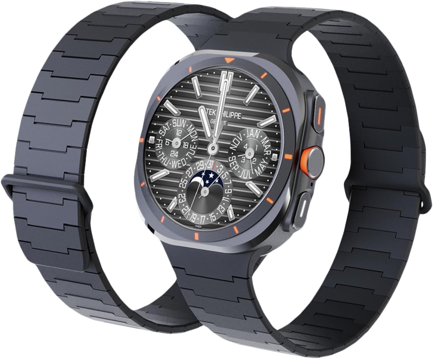 Calyx Samsung Galaxy Watch Ultra Strap Bands - Easy Wear Silicone Buckle for Secure Fit - Compatible with Galaxy Ultra Watch - Stylish & Durable Silicone for Women/Men - Perfect for Samsung Galaxy Watch