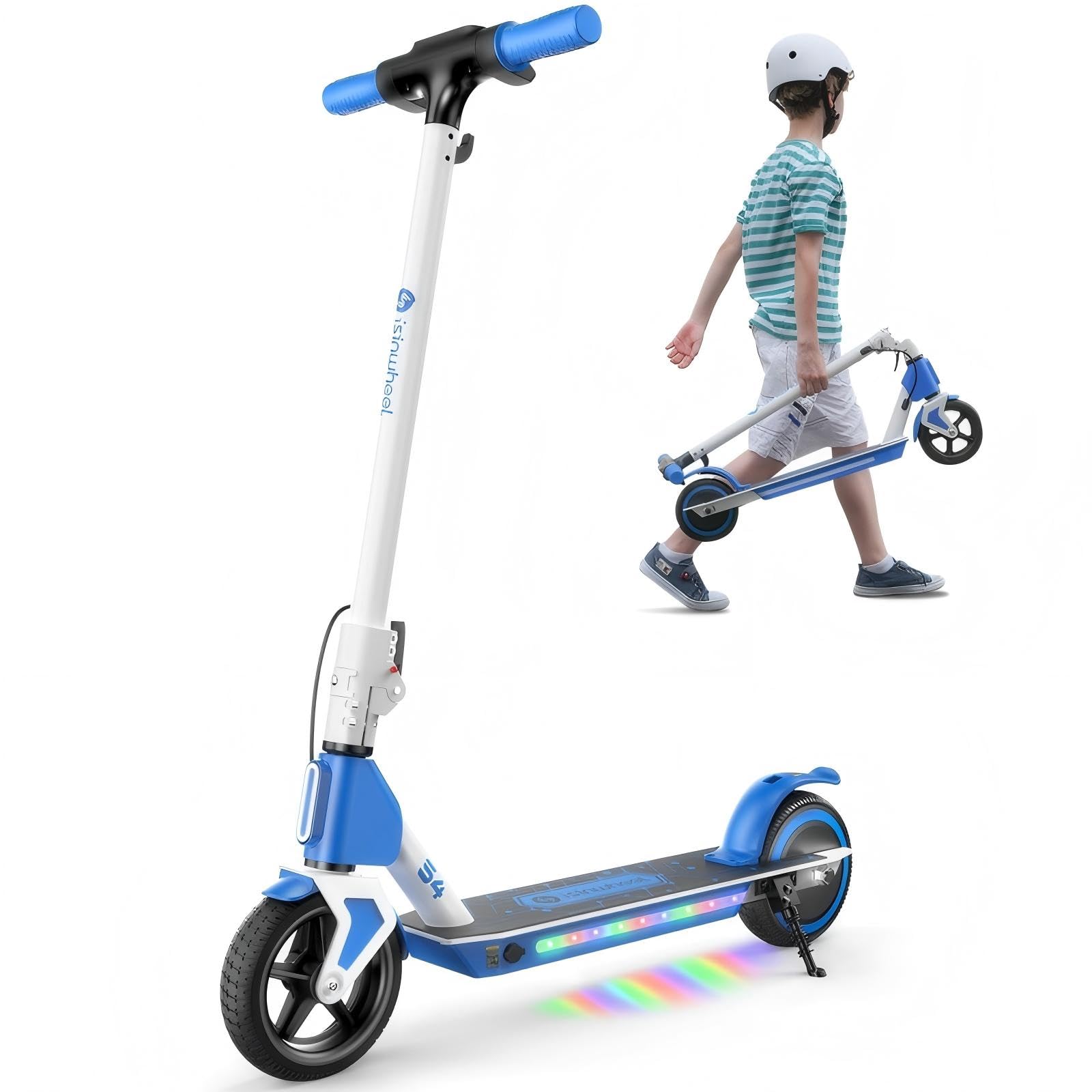 isinwheel S4 Electric Scooter for Kids Ages 6-14,
