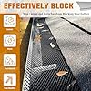 Blosail Gutter Guard - 6” x 120 ft Durable Coated Steel Micro-Mesh Leaf Gutter Protection Covers Fit K Style Gutter, Lock-in Gutter Guard, Blocks Leaves, Debris, Snow & Ice, Pack of 40, Black