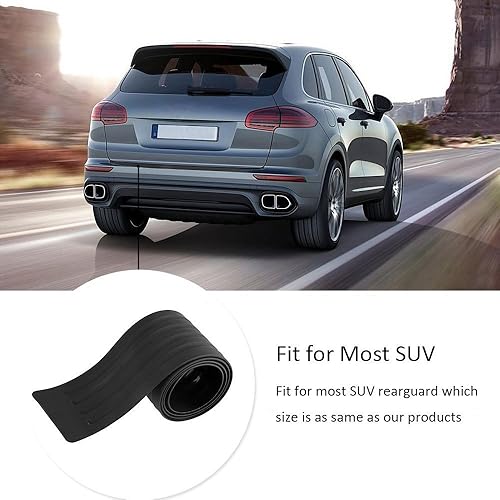 Miniatura 6 de Youngine Protector universal de goma para parachoques trasero, antiarañazos, para automóvil, camioneta, SUV, camión, 41 pulgadas