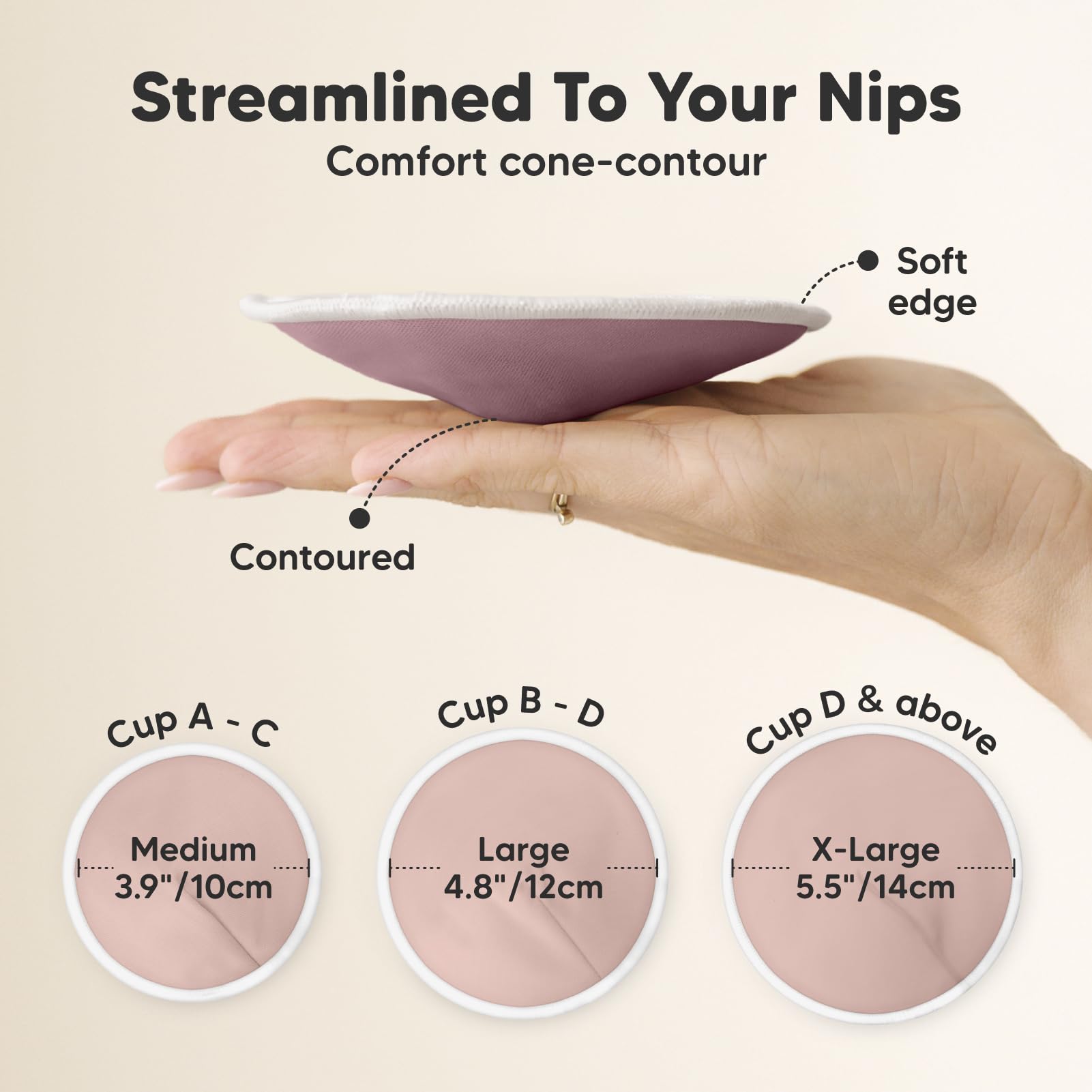 Organic Nursing Pads 14 Washable Viscose Derived From