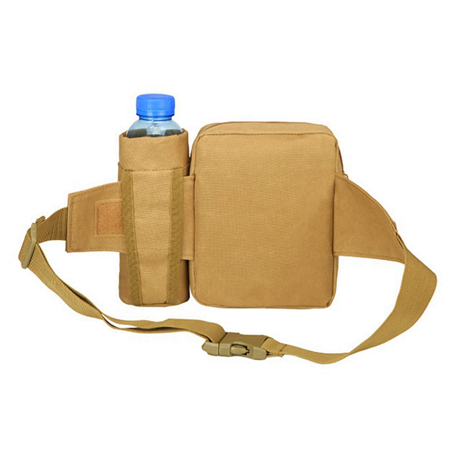 Cintura tattica con pacchetto di accessori, borsa per bottiglie d'acqua tattiche in nylon per campeggio, arrampicata, escursionismo, escursionismo.