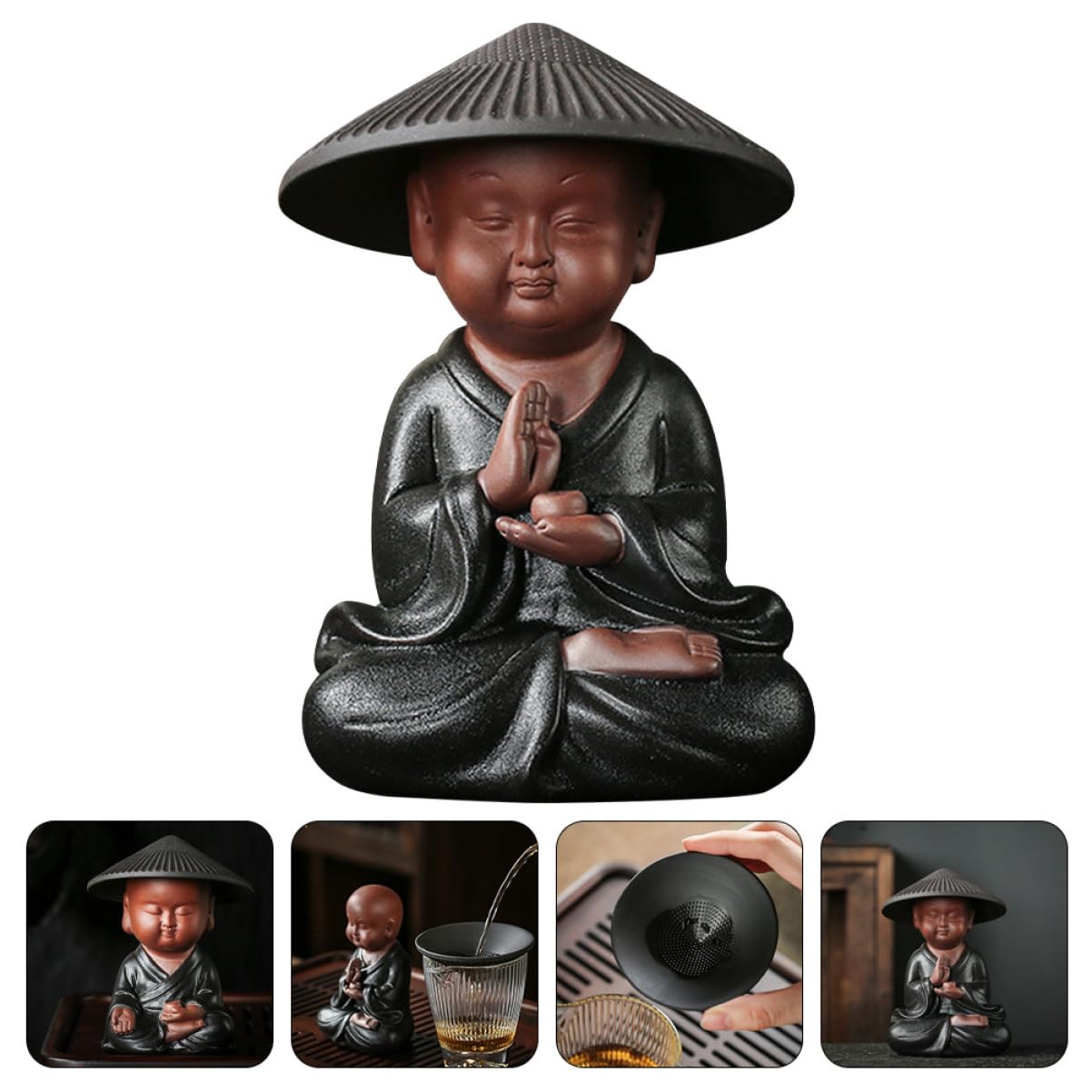 BESTonZON Infusore Per Tè in Ceramica Tea Pet Decorativo Colino Pratico Per Tè Statuetta Ceramica Ornamento