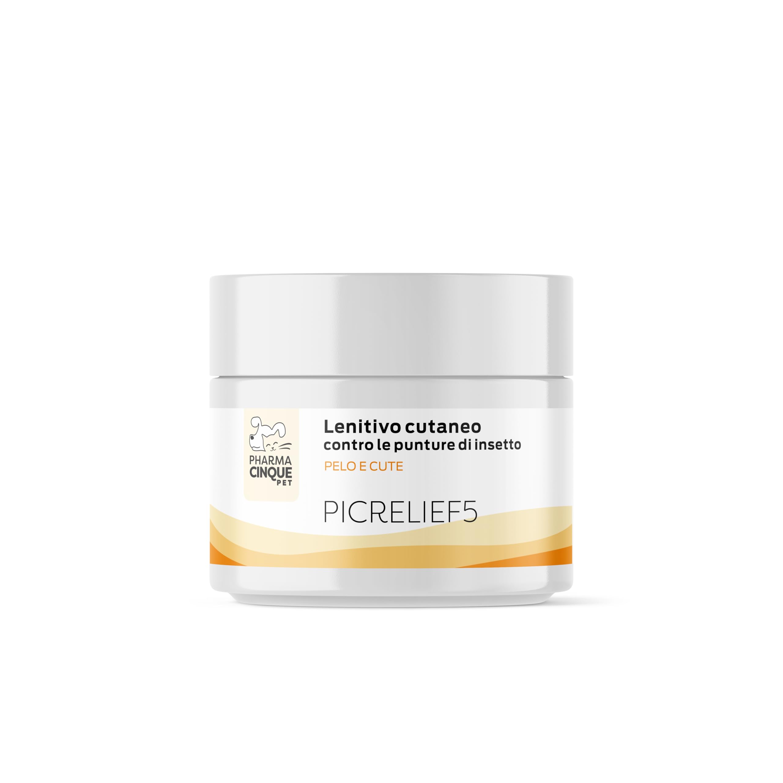 PHARMACINQUEPET PICRELIEF5 Beruhigende Creme gegen Insektenstiche, Linderung bei Juckreiz und Schwellungen, 50 ml