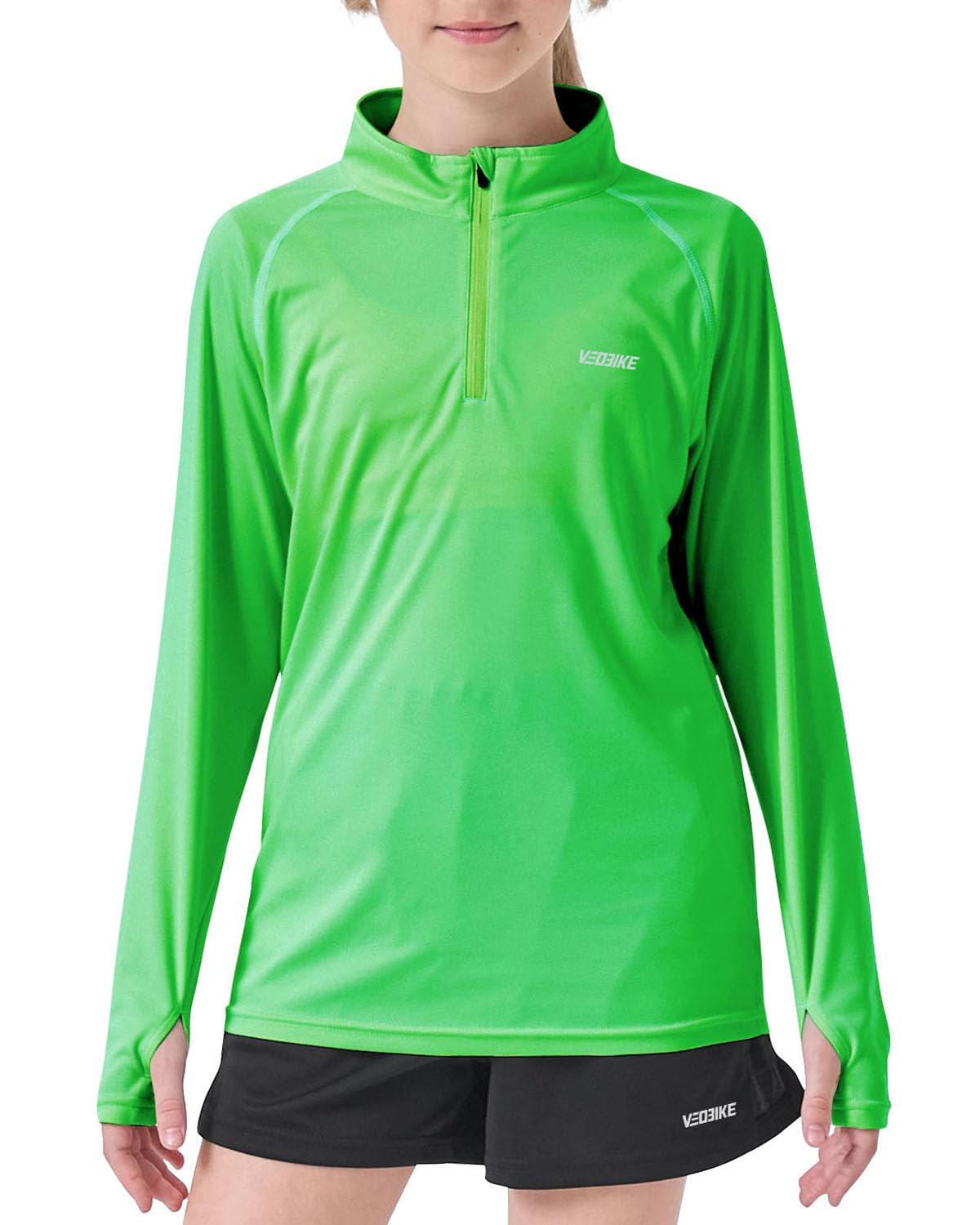 VEOBIKE Youth Kids UPF50+ Shirts Long Sleeve Rash Guards Quick Dry Moisture Wicking Fishing Gym Athletic Shirts Thumbholes