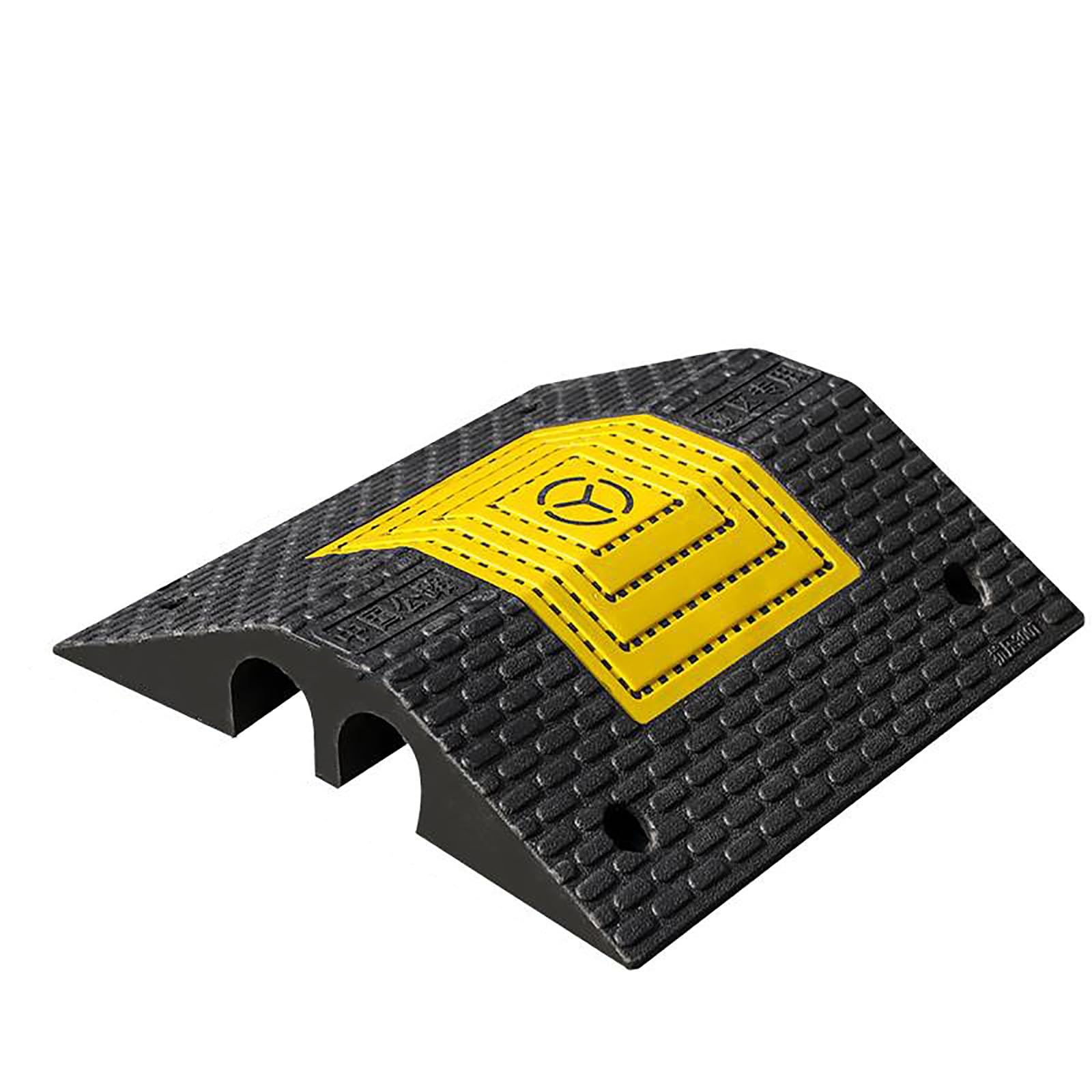 Reductor de Velocidad, Canaleta Cables Suelo, Pasacables Suelo, Atornillable para Pasar por Encima del Protector de Cables