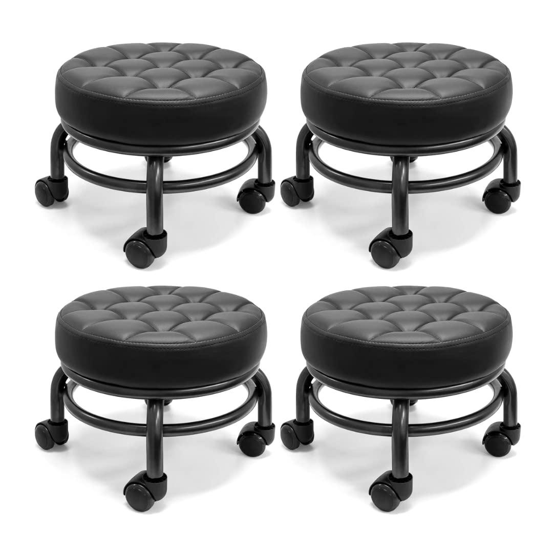 A&A Rolling/Scoot Stool | Comfortable | Heavy-Duty/Sturdy | 360 Degree Rotating | Low to Ground Acubest (1) — Amazon image 5