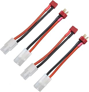 14AWG Silicone Charging Cable T Plug Connector Remote Control Electric Model Car Battery Plug Adapter Cable Silicone Power Wire