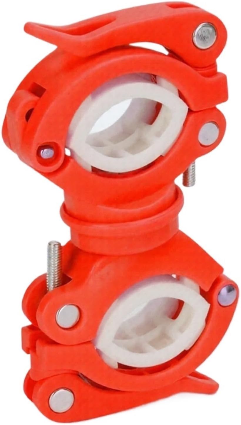 Bike Light Mount 360 Rotating Bicycle Flashlight Holder Clip Adjustable Bracket Bike Lamp Mounting Accessory for Bicycles