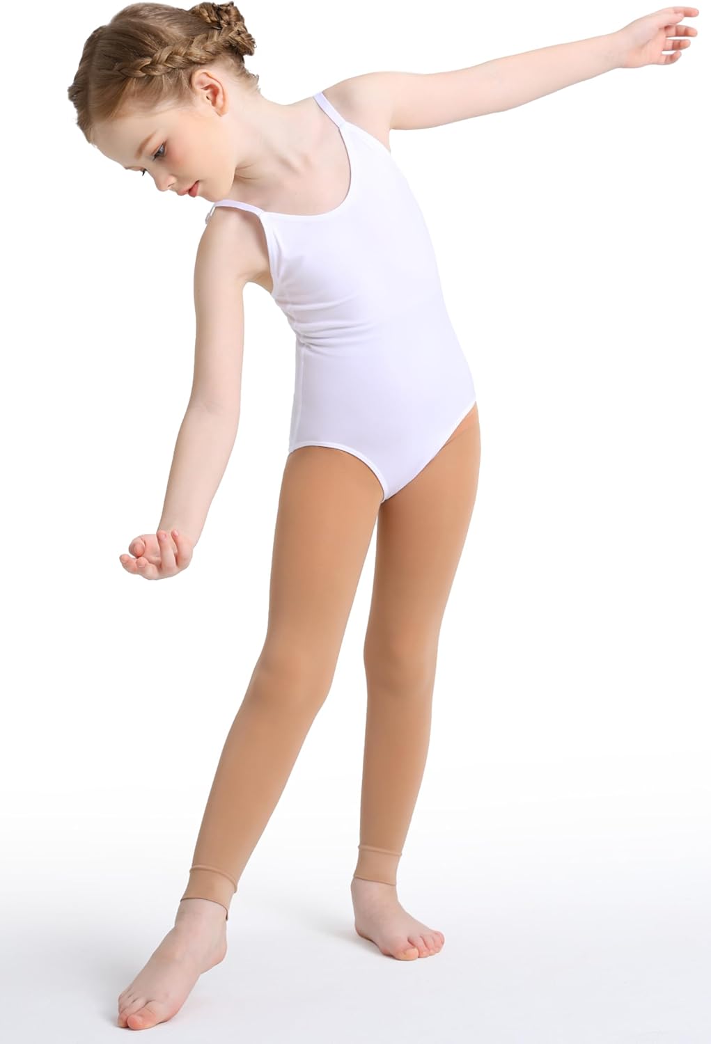 Girls Tights for Ballet Dance School Students Super Soft Stockings Leggings (Toddler/Kids) - Image 7