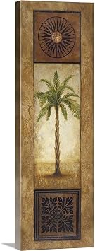 CANVAS ON DEMAND Sago Palm Canvas Wall Art Print by Michael Marcon, Contemporary, Home Decor, Nature Artwork, 16" x48in