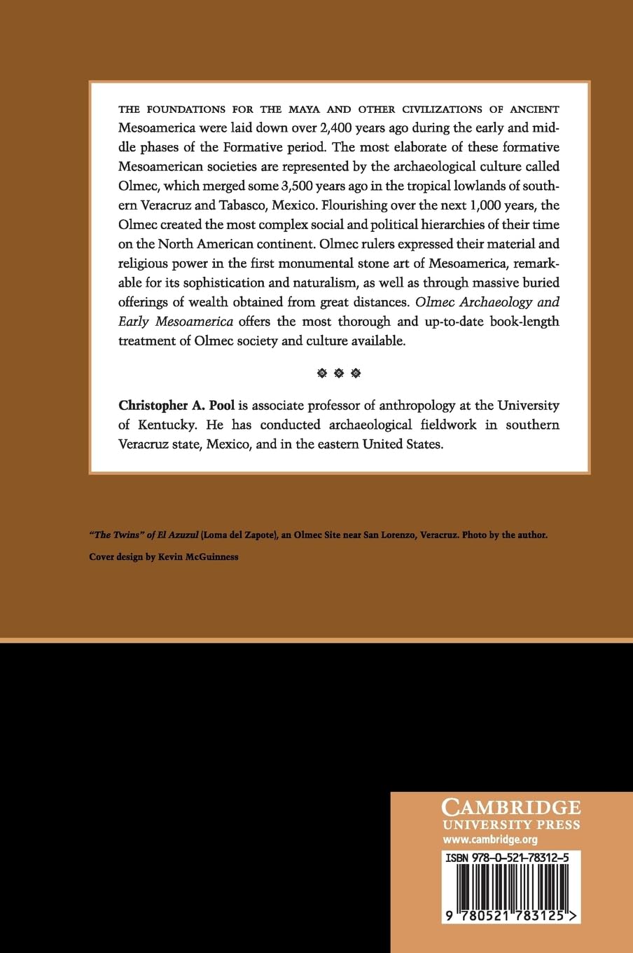 Olmec Archaeology and Early Mesoamerica (Cambridge World Archaeology)