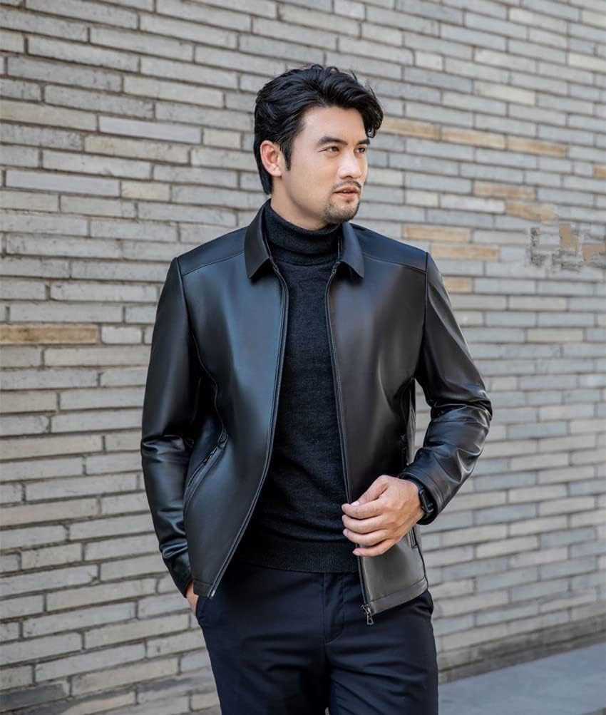 羊革レザージャケット レザージャケットメンズ高級ラム革羊革防風防寒