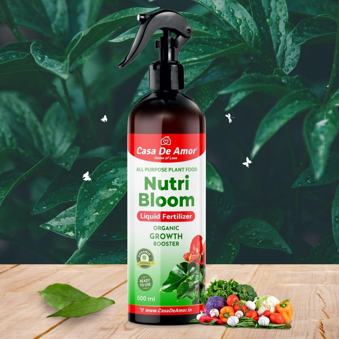 See full amazon price history chart for Casa De Amor Nutri Bloom– Plant Growth Booster for Potted Indoor and Outdoor Plants, Balanced Macro & Micro Nutrients, Ready to Use Spray- 500ml Casa De Amor Nutri Bloom– Plant Growth Booster for Potted Indoor and Outdoor Plants, Balanced Macro & Micro Nutrients, Ready to Use Spray- 500ml (B0C4H8QGSG) Amazon Price History, Amazon Price Tracker
