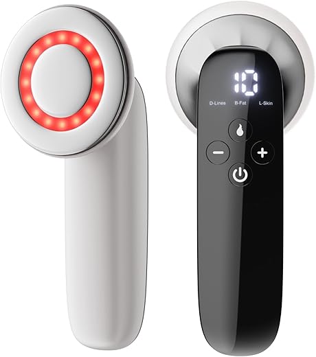 Cotsoco Body Sculpting Machine Cellulite Massager Tool 4-in-1 Cordless Electricfor Belly,Legs,Buttocks,Arms Waist Heated Anti Cellulite Fat Remover Skin Tightening Massage Machine