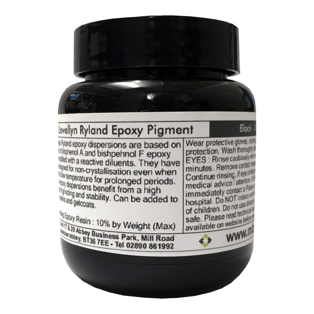 Polycraft LR Black EPX002 Epoxy Resin/Epoxy Gelcoat Pigment - 100g