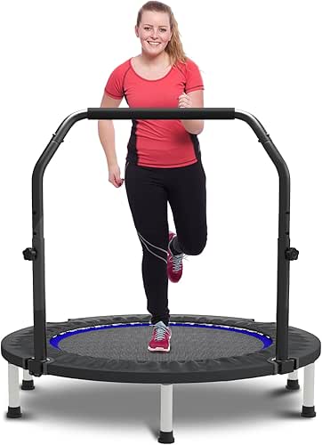 HYD-Parts 40" 48" Mini Trampoline for Adults and Kids Exercise