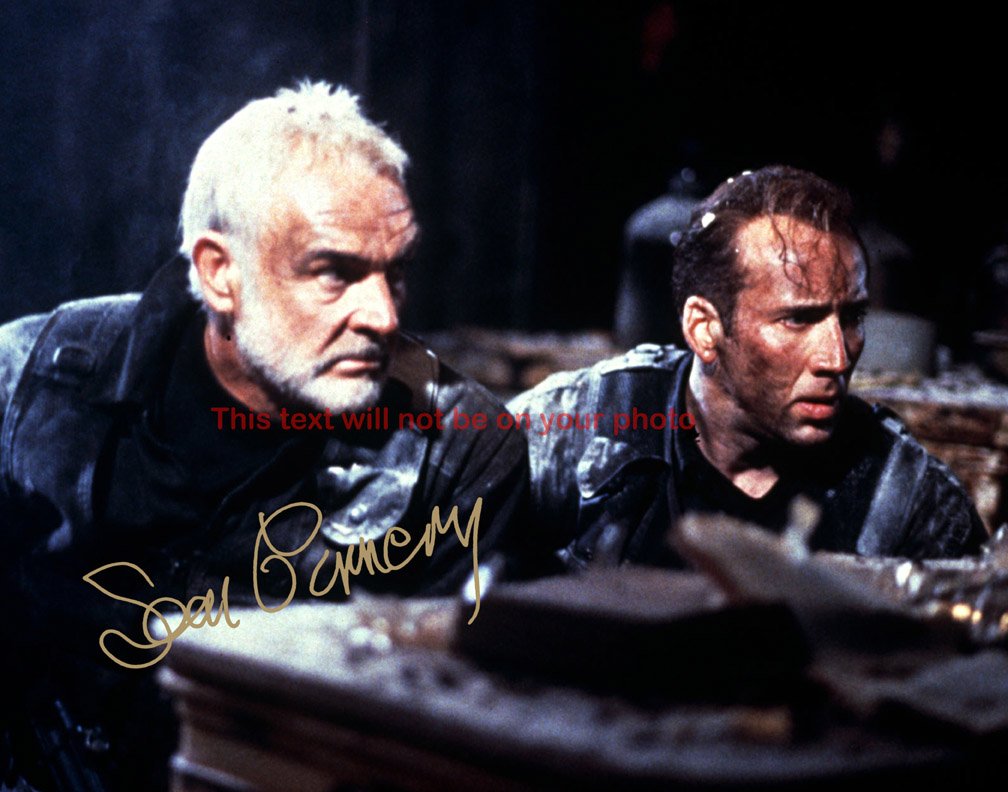 Buy Sean Connery The Rock Autographed 11x14 Photo Online at desertcartINDIA