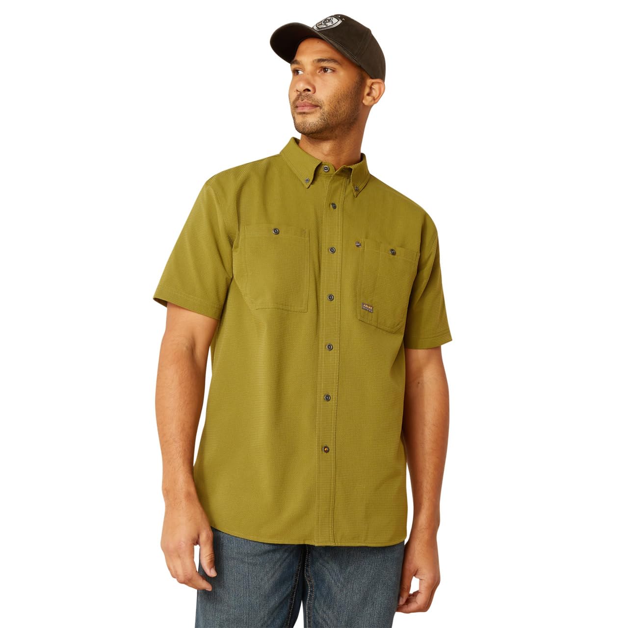 ARIAT Men's Rebar Made Tough 360 Airflow Work Shirt