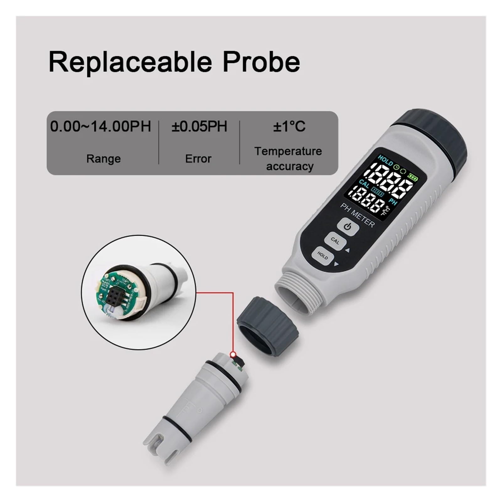 Misuratore PH A Penna For Tester Multiparametro Della
