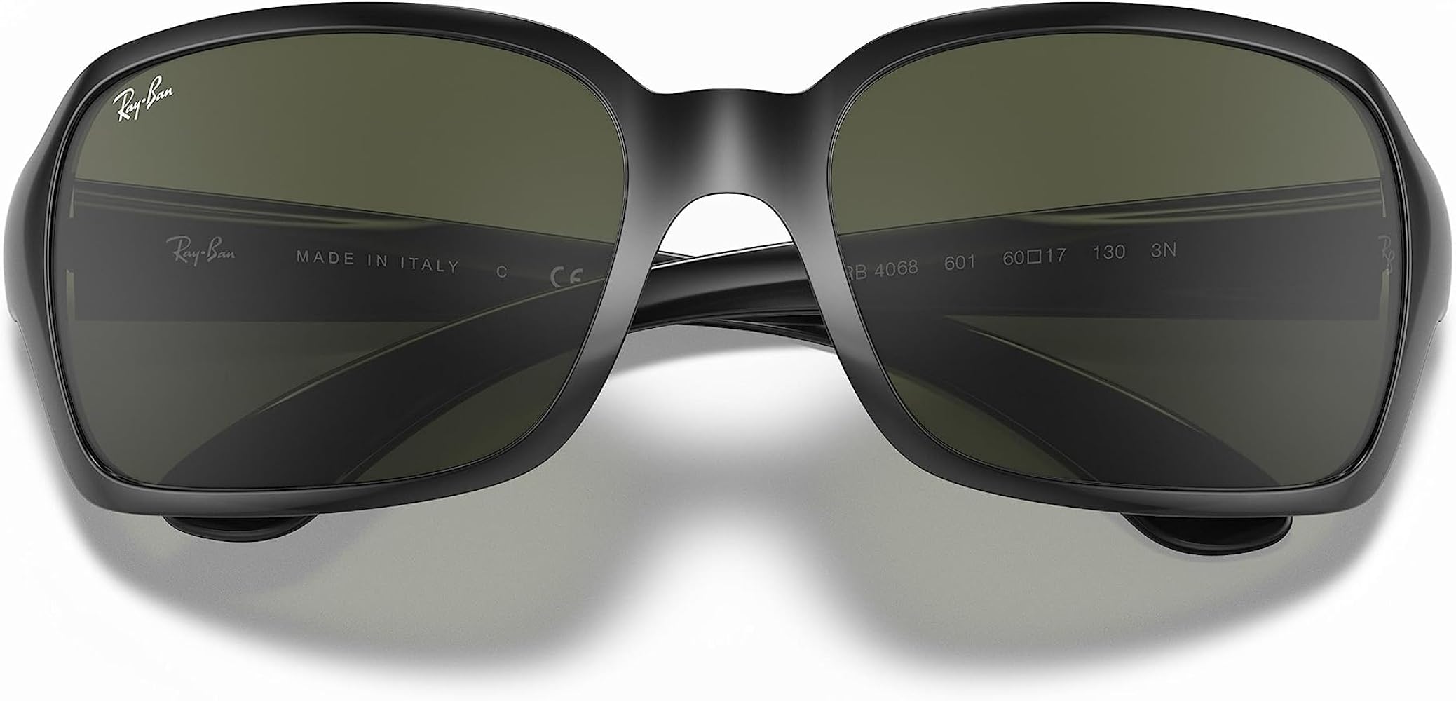 Amazon.com: Ray-Ban Sunglasses RB 4068 Shiny Black : Clothing