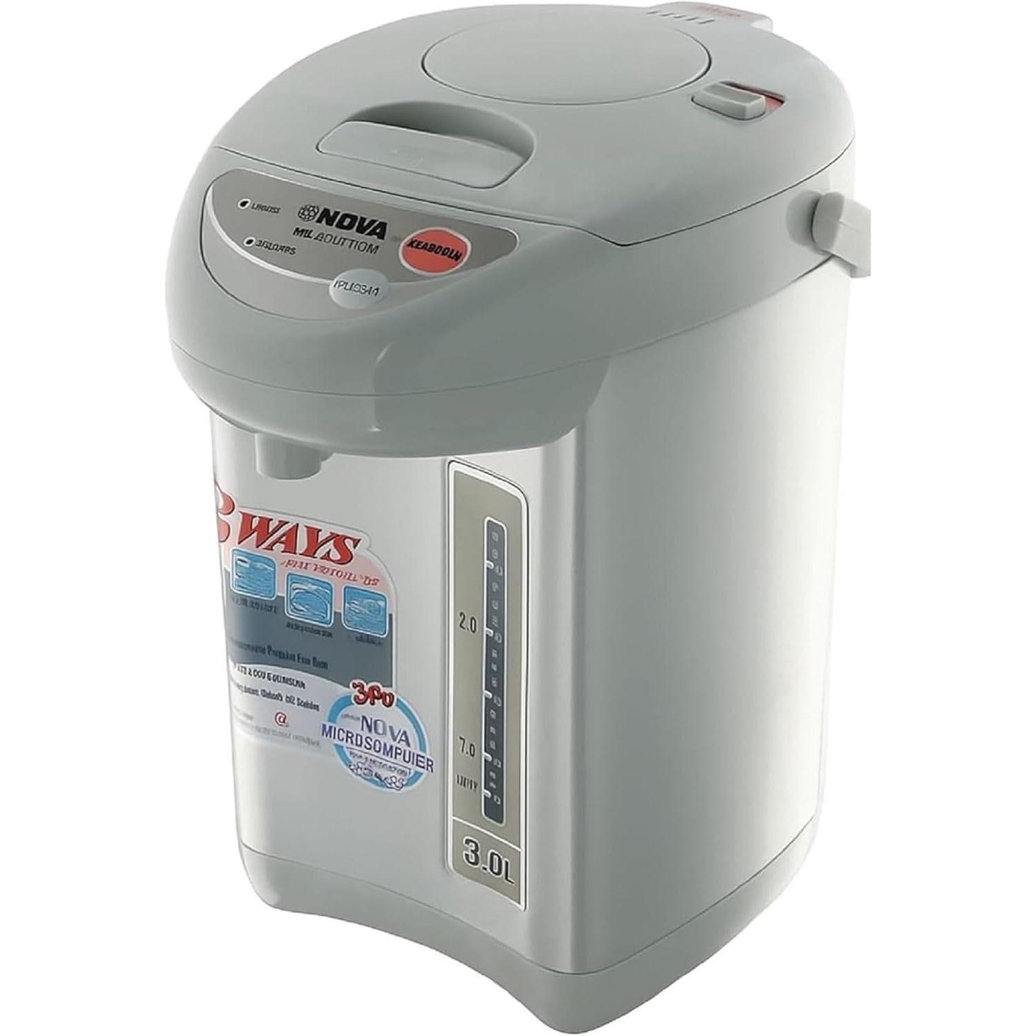 Nova Electric Thermo Pot Water Dispenser - 750 Watts, Instant Hot Water, Energy Efficient, Auto Shut-Off, Stainless Steel" 3.0Litres