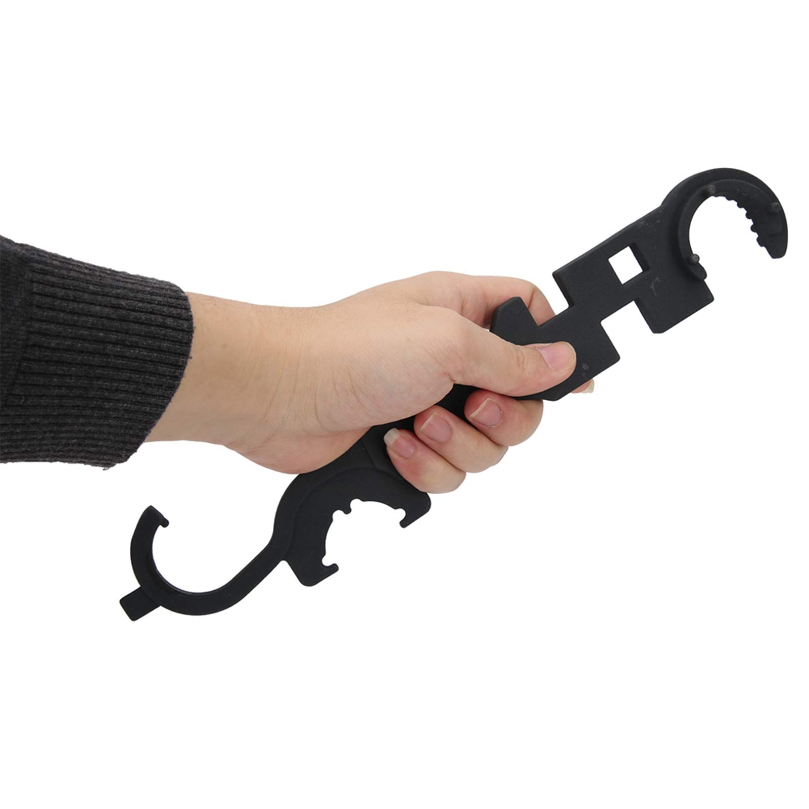 YWBL-WH Chiave Inglese Multifunzione per /M4/M16, Acciaio, Nero, 31,2 cm, Strumento Riparazione Portatile per Uso Esterno
