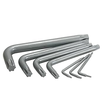 S&R Sześciokątny, zestaw kluczy kątowych do śrub Torx, 15