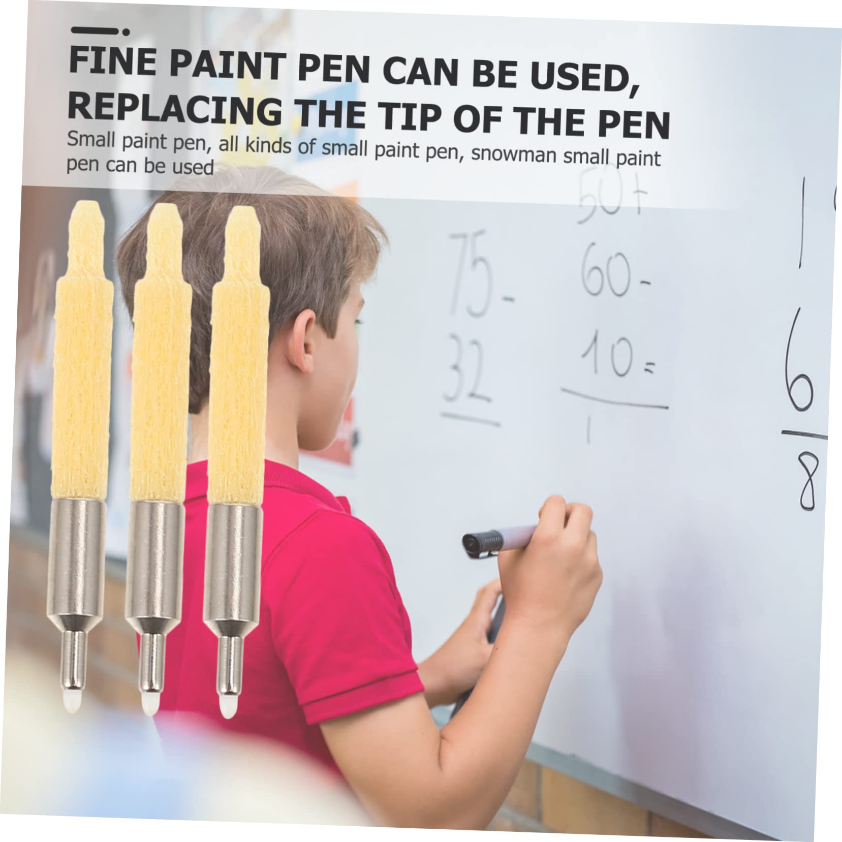 jojofuny 8 Ensembles Remplacements Universels De Pointe Pour Stylo De Peinture Nibs Acrylique Pour Stylo Remplaçable Accessoires Pratiques Pour Outils De Peinture 3 Pièces * 8