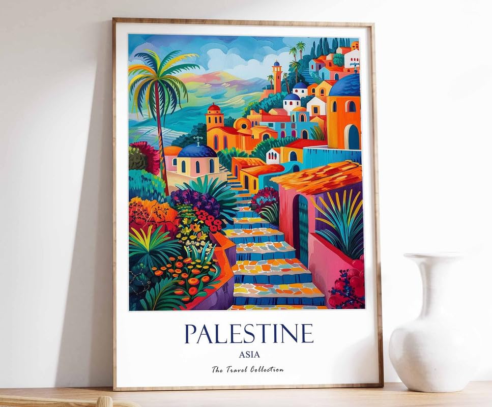 Poster Palestine motivant pour rompre la monotonie des murs blancs