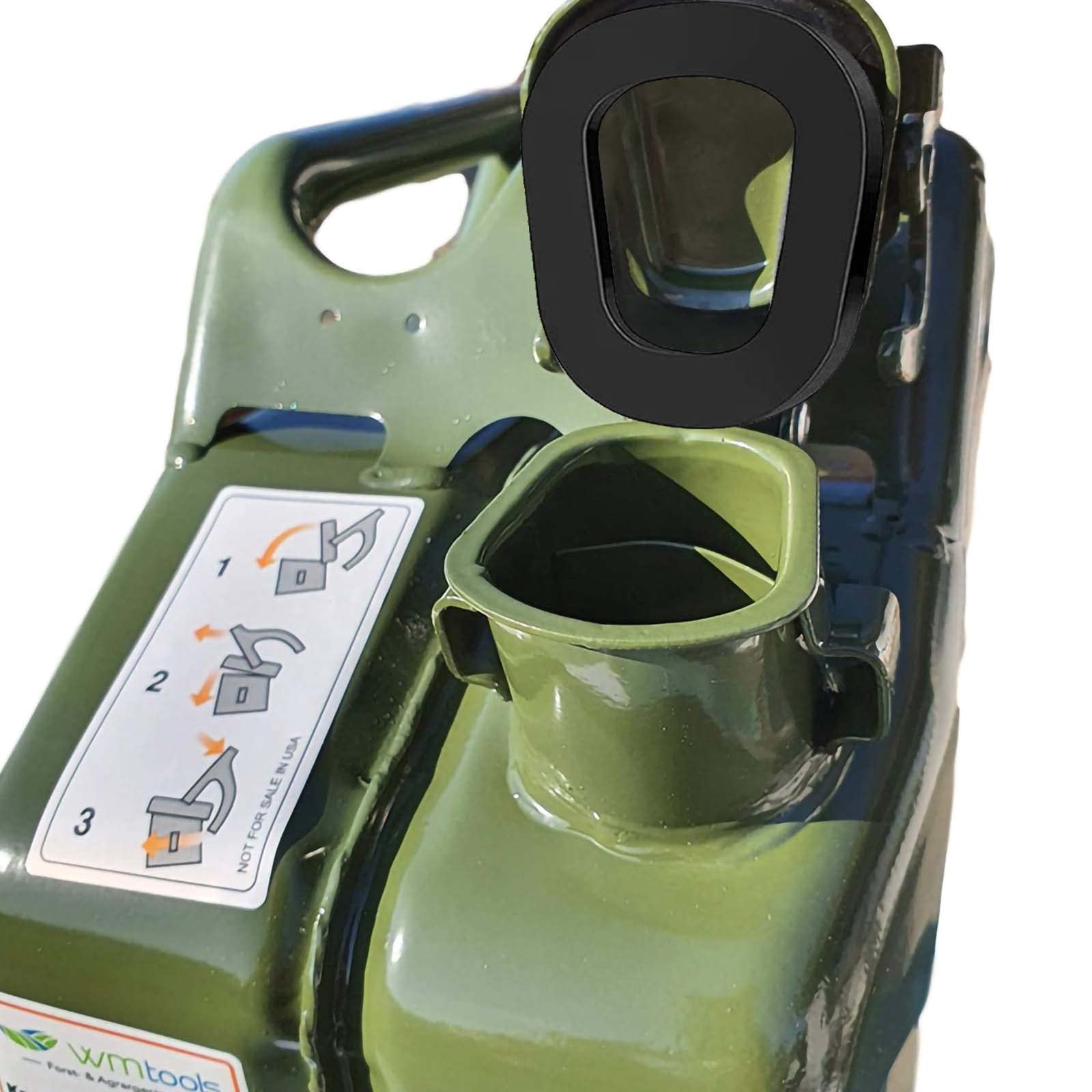Afdichting, jerrycan, 10 stuks, metalen jerrycans, zwarte jerrycan-afdichtingen, rubberen pads, afdichtingen voor benzinejerrycans, 5 liter, 10 liter, 20 liter