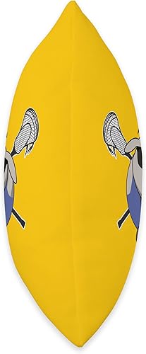 Miniatura 2 de Funny Goat Lacrosse Merch Funny Goat Lacrosse - Almohada de lacrosse, 16 x 16 pulgadas, multicolor