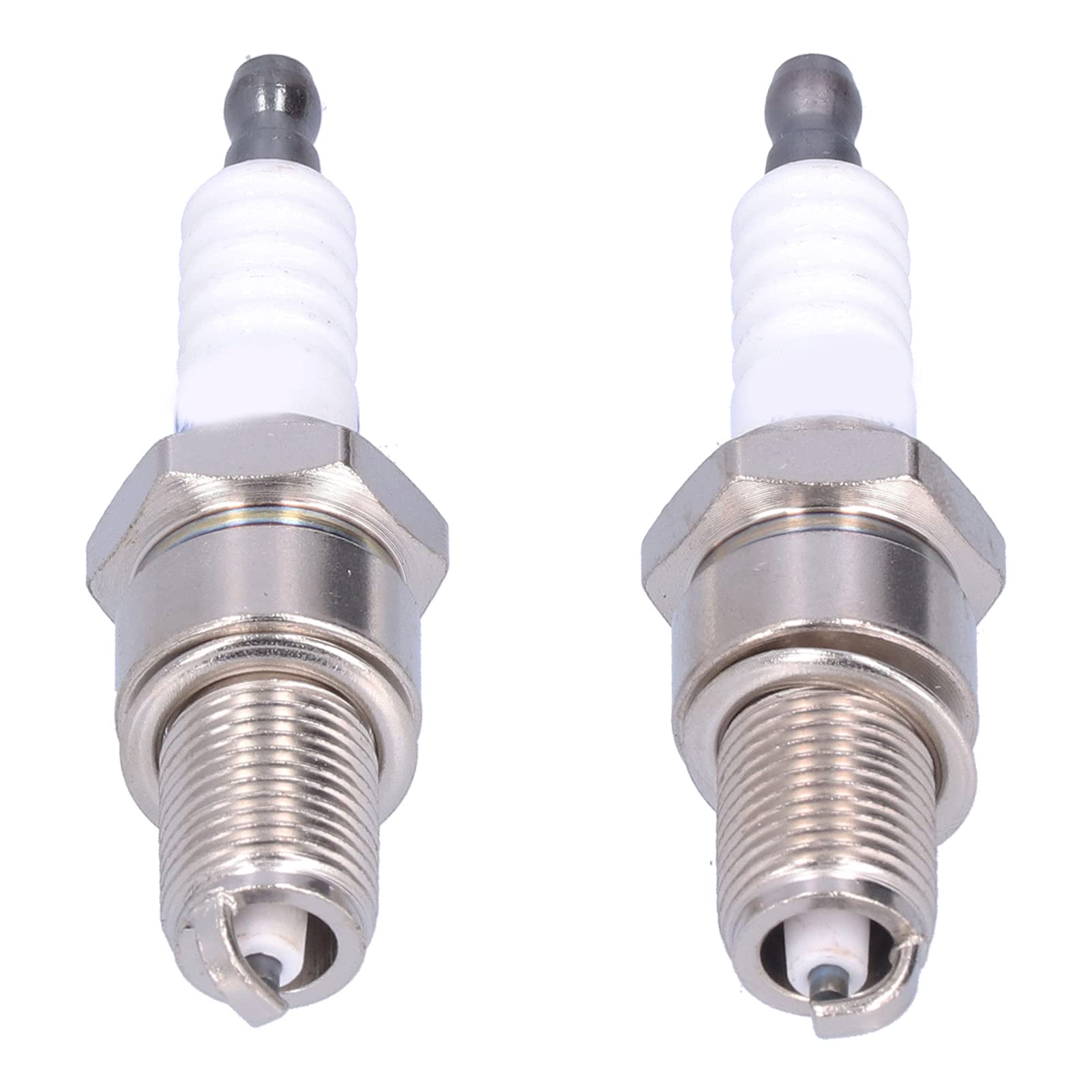 2 Bujías para Cortacésped F6RTC de Repuesto para Motor de Antorcha MTD 951‑10292 751‑10292 131‑039, con Beru 14R-6D, 242229656, Brisk LR15YC, para Cub Cadet y MTD