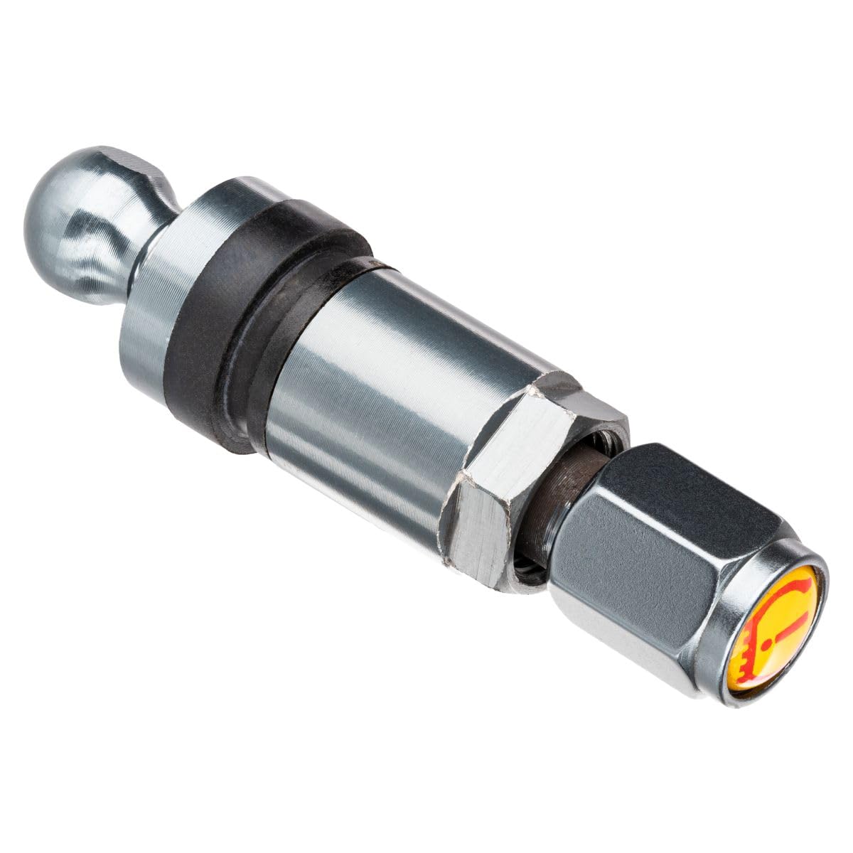 Electronicx 4 x czujnik TPMS TPMS czujnik ciśnienia w oponach 433 MHz wstępnie zaprogramowany zawór metalowy Gunmetal zestaw 4-częściowy zamiennik do felg aluminiowych, felg stalowych